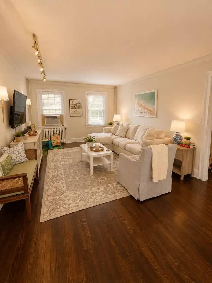 Living room cleaned by Eva Pro Cleaning