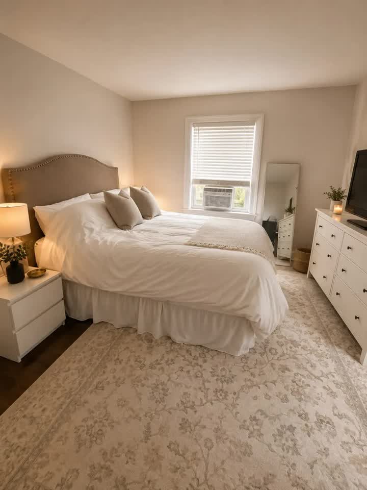 Bedroom cleaned by Eva Pro Cleaning
