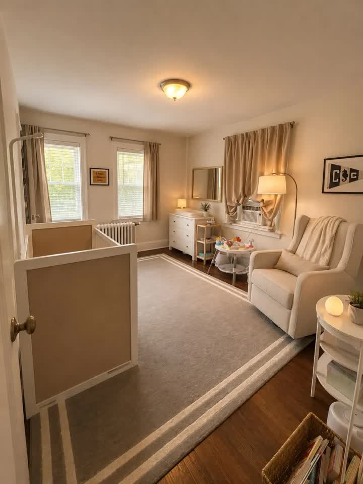 Nursery cleaned by Eva Pro Cleaning