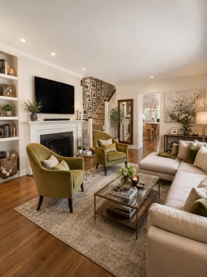 Living room cleaned by Eva Pro Cleaning
