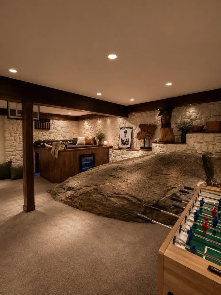 Finished basement cleaned by Eva Pro Cleaning