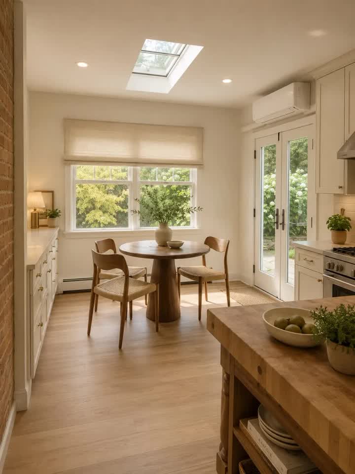 Breakfast nook cleaned by Eva Pro Cleaning