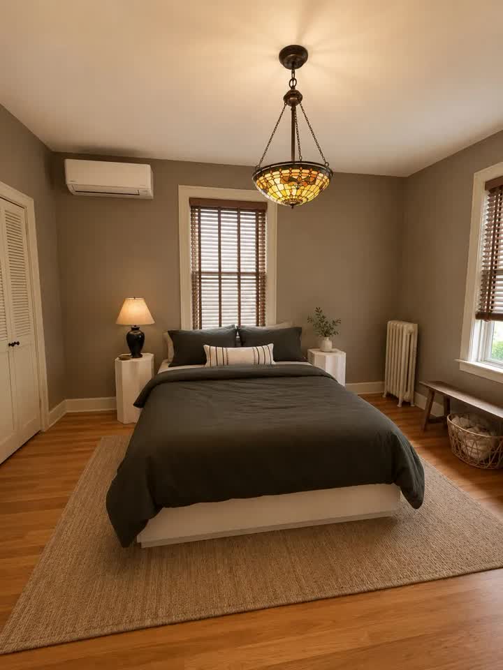 Bedroom cleaned by Eva Pro Cleaning